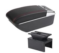 DIQXLGS Caja De Descansabrazos Caja De Almacenamiento Central Retrofit Interior Accesorios De Automóvil Para Dacia Para Jogger(B1 línea roja SIN USB)