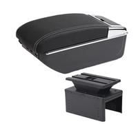 DIQXLGS Caja De Descansabrazos Caja De Almacenamiento Central Retrofit Interior Accesorios De Automóvil Para Dacia Para Jogger(C3 línea blanca 7USB)