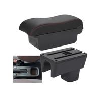 DIQXLGS Caja De Descansabrazos Caja De Almacenamiento Piezas De Retrofit Interior Accesorios De Automóvil Para Toyota Para Aygo X(A2 red line No USB)
