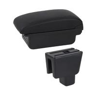 DIQXLGS Caja De Reposabrazos Coche Para BR-V Caja De Reposabrazos Central Caja De Almacenamiento Interior Piezas De Retrofit Accesorios Auto(B2 línea negra 3USB)