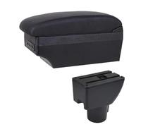 DIQXLGS Caja Reposabrazos Auto Para Hyundai Para GETZ Reposabrazos Auto Caja De Almacenamiento Central Detalles De Interior Accesorios Auto USB(Línea negra E1)