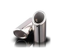 DIQXLGS Cubierta De Acero Inoxidable Para El Silenciador De Escape De Para Volvo S60 V40 V60 XC60 2011 2012 2013(Plata)