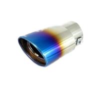 DIQXLGS Decoración Automotriz Silenciador Boquilla Escape Modelado Para N&issan Para X-Trail Para Qashqai Para Altima 370Z Para Xmotion(Azul,Derecho)