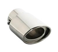 DIQXLGS Decoración Coche Silenciador Boca Escape Modelado Para VW MK7 Para Golf 7 Para T&IGUAN(Plata,Derecho)