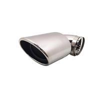 DIQXLGS El Tubo De Escape Del Automóvil Es Adecuado Para N&issan Qashqai Silenciador Sección Trasera Exterior Tubo De Escape Boquilla(Plata,Tubo único)