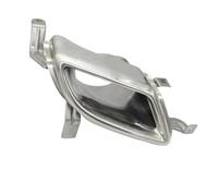 DIQXLGS Embellecedor De Cubierta Decorativa Para Tubo De Escape Trasero De Coche Silenciador De Cola Para Hyundai Para Santa Fe DM 2013-2015 Acero Inoxidable(Izquierda)