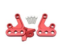 DIQXLGS Estriberas Para Moto Eléctrica Soporte Fijación Para Surron Para Light Bee X Para Light Bee S Para Segway X160 Para Segway X260(Red Left Right)