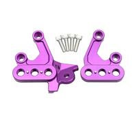 DIQXLGS Estriberas Para Moto Eléctrica Soporte Fijación Para Surron Para Light Bee X Para Light Bee S Para Segway X160 Para Segway X260(Purple Left Right)