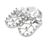 DIQXLGS Estribos De Moto CNC Aluminio Soportes Pedales Para Sur Ron Para Surron Para Ultra Bee UB Bicicleta Eléctrica De Motocross(Plata)