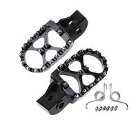 DIQXLGS Estribos De Motocicleta Reposapiés Pedales Accesorios De Motocicleta Para Husqvarna 250 350 450 FC 85 TC 125-501 TE FE TX FX TC FC(NEGRO)