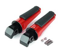 DIQXLGS Estribos Traseros Pasajero Pedales Reposapiés Para CB600F Para HORNET CB1000R CBR600F CBR600RR CBR900RR CBR1000RR VTR1000(ROJO)