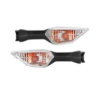DIQXLGS Intermitentes para Kawasaki Z400 Z650 Z800 Z900 Z1000 Z250 Z300 Luz De Giro Ahumada Transparente Intermitentes Delanteros Y Traseros para Motocicleta Lámpara señal(Claro)