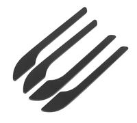 DIQXLGS Maneta Puerta Pegatinas Decorativas para Manija De Puerta De Coche 4 Unidades/Juego Antiarañazos para Tesla para Model 3 Y 2021 Pegatina Protectora ABS Maneta De Puerta Exterior(Matte Black)