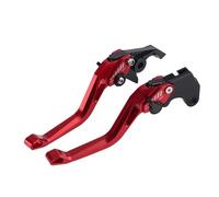 DIQXLGS Manetas De Embrague De Freno Ajustables 5D Para Motocicleta Para SUZUKI DL650/V-STROM 2011-2024 DL 650XT Para V-Strom 650 2015-2023(ROJO)