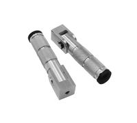 DIQXLGS Modificación Pedal Reposapiés Trasero Motocicleta Aleación Aluminio Plegable Reposapiés Para Vehículo Todo Terreno Y Bicicleta Universal(Plata)