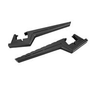 DIQXLGS Motocicleta Pasajero Alargador Reposapiés Pedales CNC Motocross Dirt Bike Accesorios Off-Road Para VTB Para VENTUS ONE Universal(NEGRO)