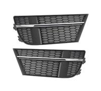 DIQXLGS Para A3 S Line S3 2017 2018 2019 2020 Accesorios Para Coche Cubierta De Rejilla De Luz Antiniebla Parachoques Delantero Rejilla Antiniebla DIQXLGS(Cromo)