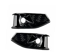 DIQXLGS Para A4 B9 2020 2021 2022 2023 2024 Griglia Di Copertura Fendinebbia A Nido D'ape Per Paraurti Anteriore Sinistro E Destro DIQXLGS(NEGRO)
