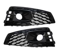 DIQXLGS Para A4 B9 S-LINE S4 2019 8WD807681J 8WD807682J Para Coche Parachoques Delantero Con Diseño Panal Cubierta Faros Antiniebla Rejilla Luz DIQXLGS