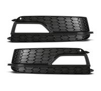 DIQXLGS Para A5 S-Line S5 2013 2014 2015 2016 2017 2 Piezas Cubierta Luz Parachoques Delantero Rejilla Negra Brillante Kit 8T0807681K 8T0807682K DIQXLGS(Right and Left)