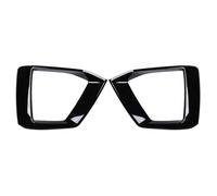DIQXLGS Para A5 S5 2020 2021 2022 2 Piezas Negro Brillante Parachoques Delantero Luz Antiniebla Lámpara Moldura Negra Marco Tapa Tapa Capó DIQXLGS