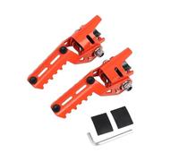 DIQXLGS Para Africa Para Twin CRF1000L CRF1100L CRF 1000 L 2016-2023 Reposapiés Todoterreno Plegables Reposapiés Ajustables Universales(Naranja)