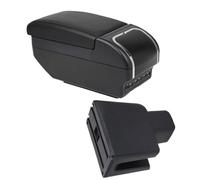 DIQXLGS Para BR-V Reposabrazos Para Mobilio BR-V Caja De Reposabrazos Central Coche Almacenar Contenido Caja De Almacenamiento Brazo Piezas Auto(E black line 9USB)
