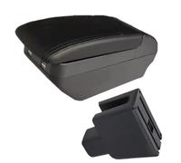 DIQXLGS Para BR-V Reposabrazos Para Mobilio BR-V Caja De Reposabrazos Central Coche Almacenar Contenido Caja De Almacenamiento Brazo Piezas Auto(H All Black 4 USB)