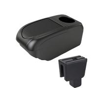 DIQXLGS Para BRV Caja De Descansabrazos Almacenamiento Central Portavasos Accesorios Auto Retrofit(B1 Black Frame 6USB)