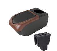 DIQXLGS Para BRV Caja De Descansabrazos Almacenamiento Central Portavasos Accesorios Auto Retrofit(B3 Brown frame 6USB)