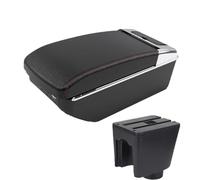 DIQXLGS Para C&hevrolet Para Aveo T200 T250 T255 Caja De Descansabrazos(A1 Negro rojo 7USB)