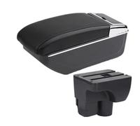 DIQXLGS Para C&hevrolet Para Sail 3 Para Aveo Descansabrazos Central Auto Caja De Almacenamiento Repuestos Retrofit Accesorios De Auto(B2 línea negra SIN USB)
