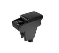 DIQXLGS Para C&hevrolet Para Spark 3 Para Spark III Para Aveo T200 Caja Almacenamiento Consola Decoración Accesorios Coche Pieza Interior(B2 línea negra 3USB)