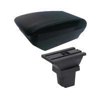 DIQXLGS Para C&hevrolet Para Tracker Holden Para Trax 2013 2014 2015-2020 Caja De Reposabrazos Auto Caja Almacenamiento Brazo Accesorios(F All Black No USB)