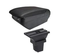 DIQXLGS Para C&hevrolet Para Tracker Holden Para Trax 2013 2014 2015-2020 Caja De Reposabrazos Auto Caja Almacenamiento Brazo Accesorios(H All Black 4 USB)