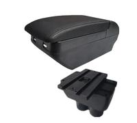 DIQXLGS Para Caddy Reposabrazos Almacenamiento Central Accesorios Coche Interiores De Retrofitting(H All Black 4 USB)