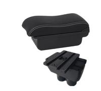 DIQXLGS Para Caddy Reposabrazos Central Almacenamiento Central Accesorios Coche Interiores De Retrofitting(B2 Black white 3 USB)
