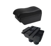 DIQXLGS Para Caddy Reposabrazos Consola Central Descansabrazos Almacenamiento Con USB Portavasos(C black line 7USB)