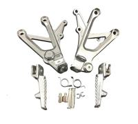 DIQXLGS Para CBR600 F4I 1999 2000 2001 2002 2003 2004 2005 2006 Accesorios Soportes Para Reposapiés Delanteros Plateados De Moto