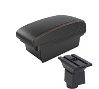 DIQXLGS Para Chery A1 A3 2007 2008 2009 2010 2011 Caja Brazo Auto Almacenamiento Central Con USB Detalles Modificación Interior Auto(A1 Negro rojo SIN USB)
