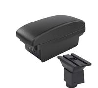 DIQXLGS Para Chery A1 A3 2007 2008 2009 2010 2011 Caja Brazo Auto Almacenamiento Central Con USB Detalles Modificación Interior Auto(B2 línea negra 3USB)