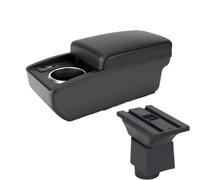 DIQXLGS Para Chery A1 A3 2007-2011 Caja De Brazo De Coche Caja De Almacenamiento Central Con USB Detalles Modificación Interior Coche(B2 Línea negra 6USB)