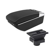 DIQXLGS Para Citroen Para Sega Caja De Brazo De Automóvil Modificación Interior Super Gran Espacio De Almacenamiento Con USB(A2 Black line7 USB)