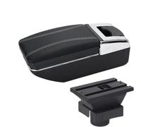 DIQXLGS Para Citroën Para Sega Caja Reposabrazos Auto Modificación Interior Gran Espacio Almacenamiento Con USB(Línea blanca A3 Sin USB)
