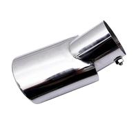 DIQXLGS PARA CRV CR-V 2017 2018 2019 2020 2021 Auto Estilo Acero Inox Trasero Boquilla Tubo Punta Silenciador Accesorios(Plata)