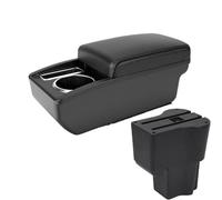 DIQXLGS Para Daihatsu Para Sirion Para Materia 2016 2017 2018 2019 2020 2021 Caja Reposabrazos Coche Central Caja Almacenamiento(A2 línea negra Sin USB)