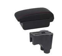 DIQXLGS Para Daihatsu Para Terios 2 Caja Descansabrazos Personalización Interior Almacenamiento Accesorios Auto Detalles(B1 Negro rojo 3USB)