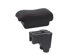 DIQXLGS Para Daihatsu Para Terios 2 Caja Descansabrazos Personalización Interior Almacenamiento Accesorios Auto Detalles(A2 Black red NO USB)