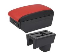 DIQXLGS Para Daihatsu Para Terios Reposabrazos Auto Consola Central Piezas Interior Accesorios Con USB(C5 black border 7USB)