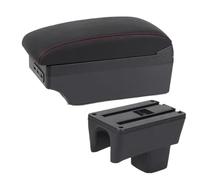 DIQXLGS Para Daihatsu Para Terios Reposabrazos Auto Consola Central Piezas Interior Accesorios Con USB(C1 línea roja 7USB)